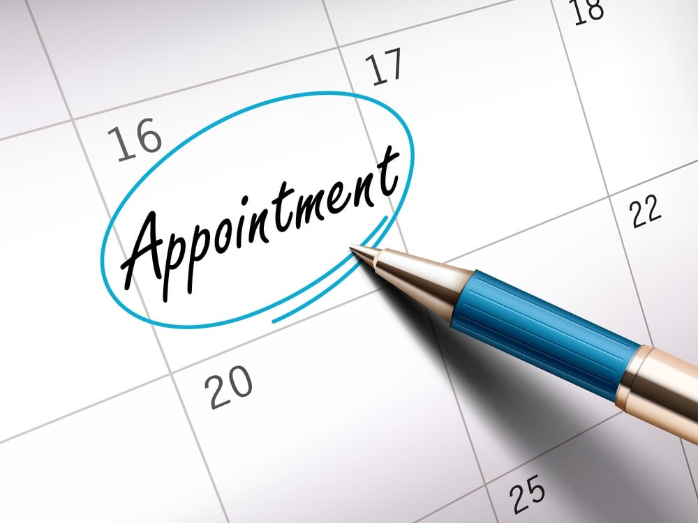 appointment schedule